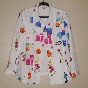 An ALLISON DALEY floral Shirt (sizeM)